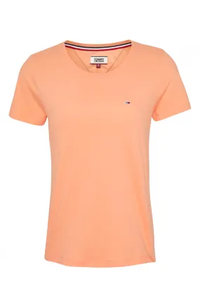 Tommy Hilfiger Women Regular Logo Tee Orange