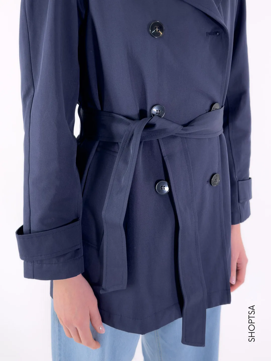 Trench antigoccia blu WEST - EMME Marella