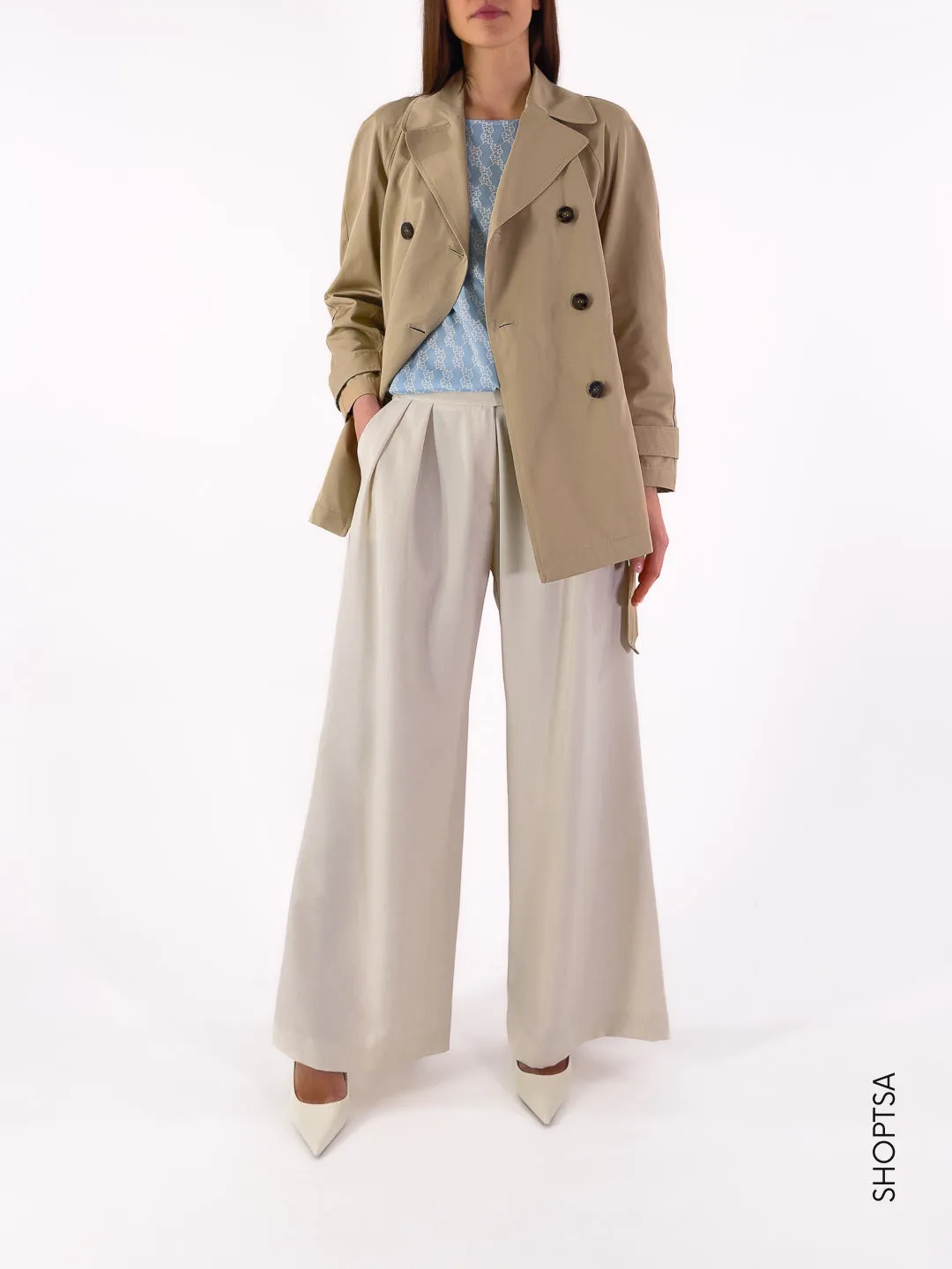 Trench antigoccia blu WEST - EMME Marella