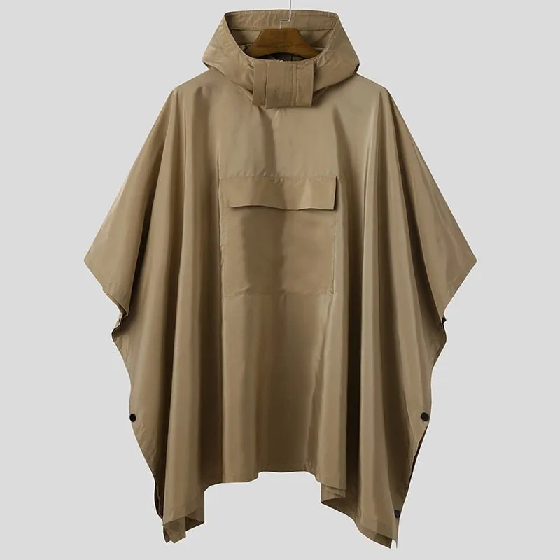 Trench avec poche central et capuche INCERUN - 5XL7