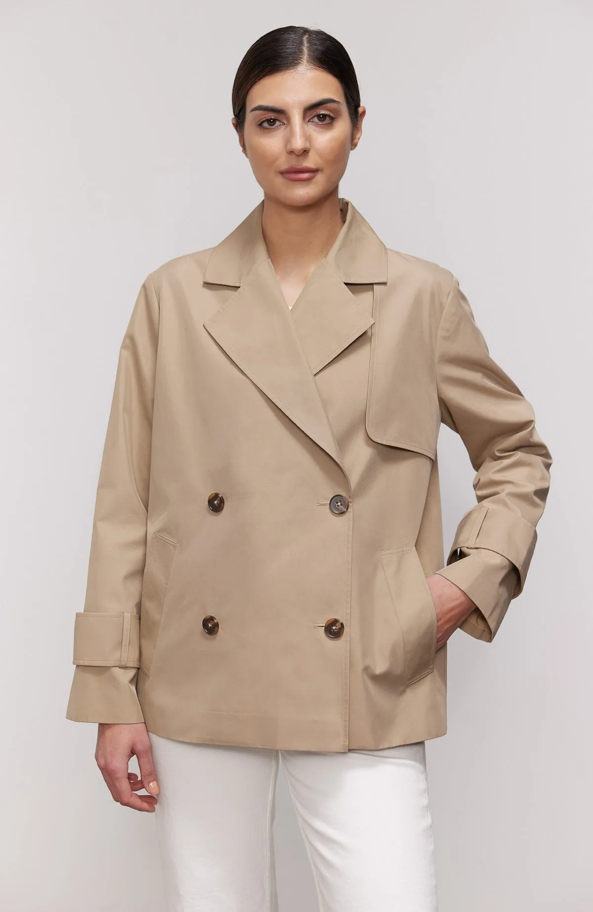 Trudy Short Trench Coat