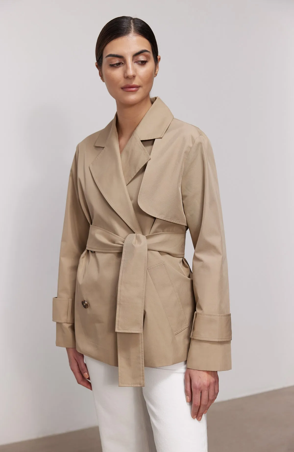 Trudy Short Trench Coat