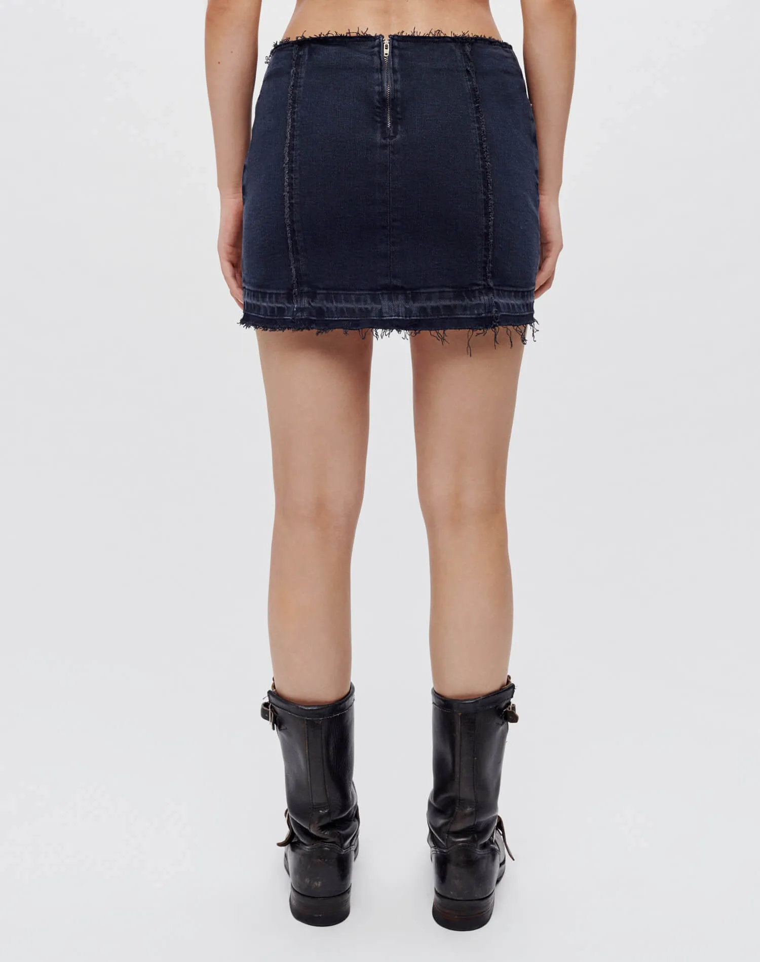 Tube Mini Skirt - Blacken Blue