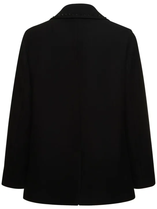 Valentino   Untitled wool peacoat 