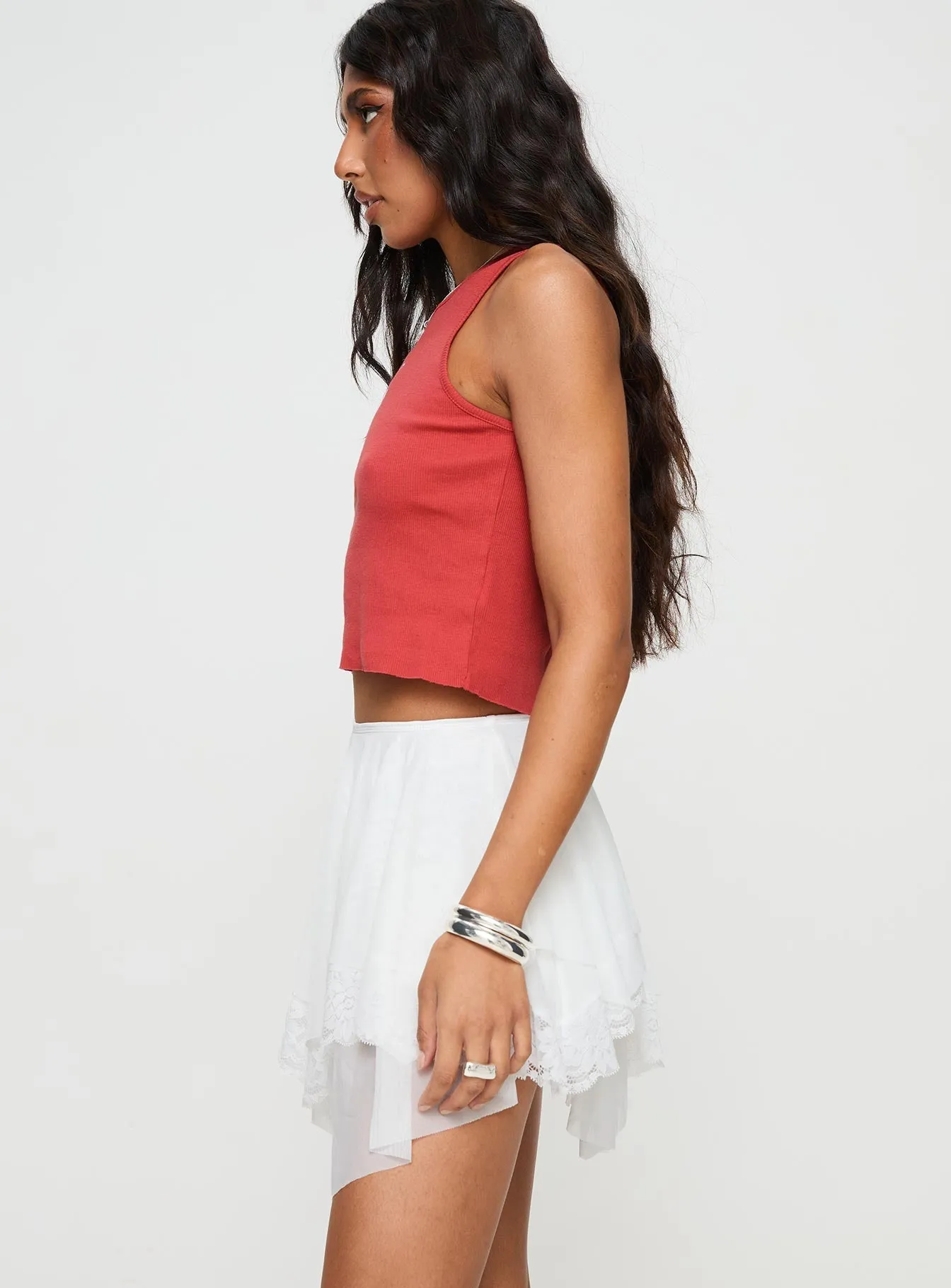 Velenia Mini Skirt White