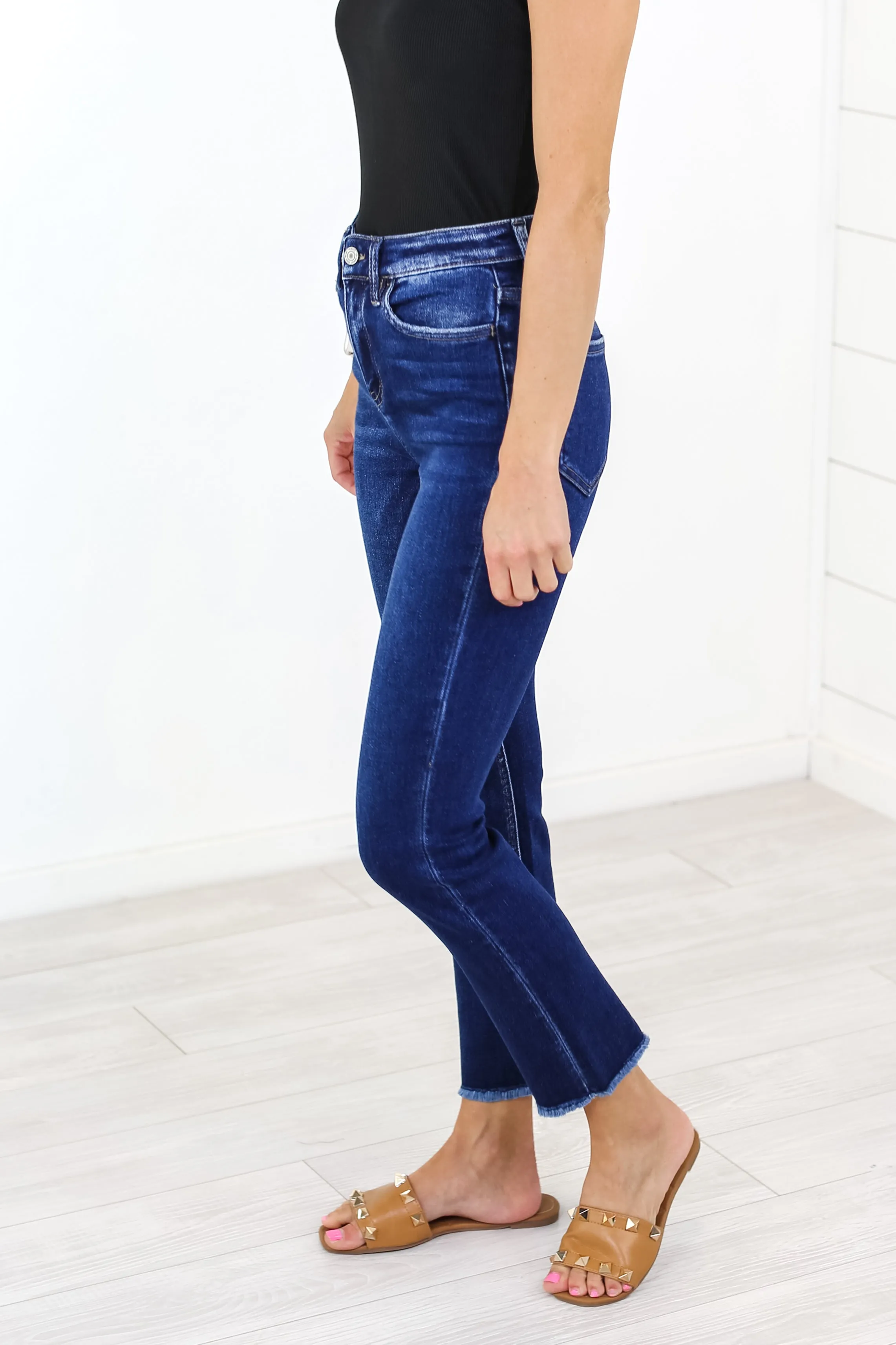 VERVET Super High Rise Straight Jean