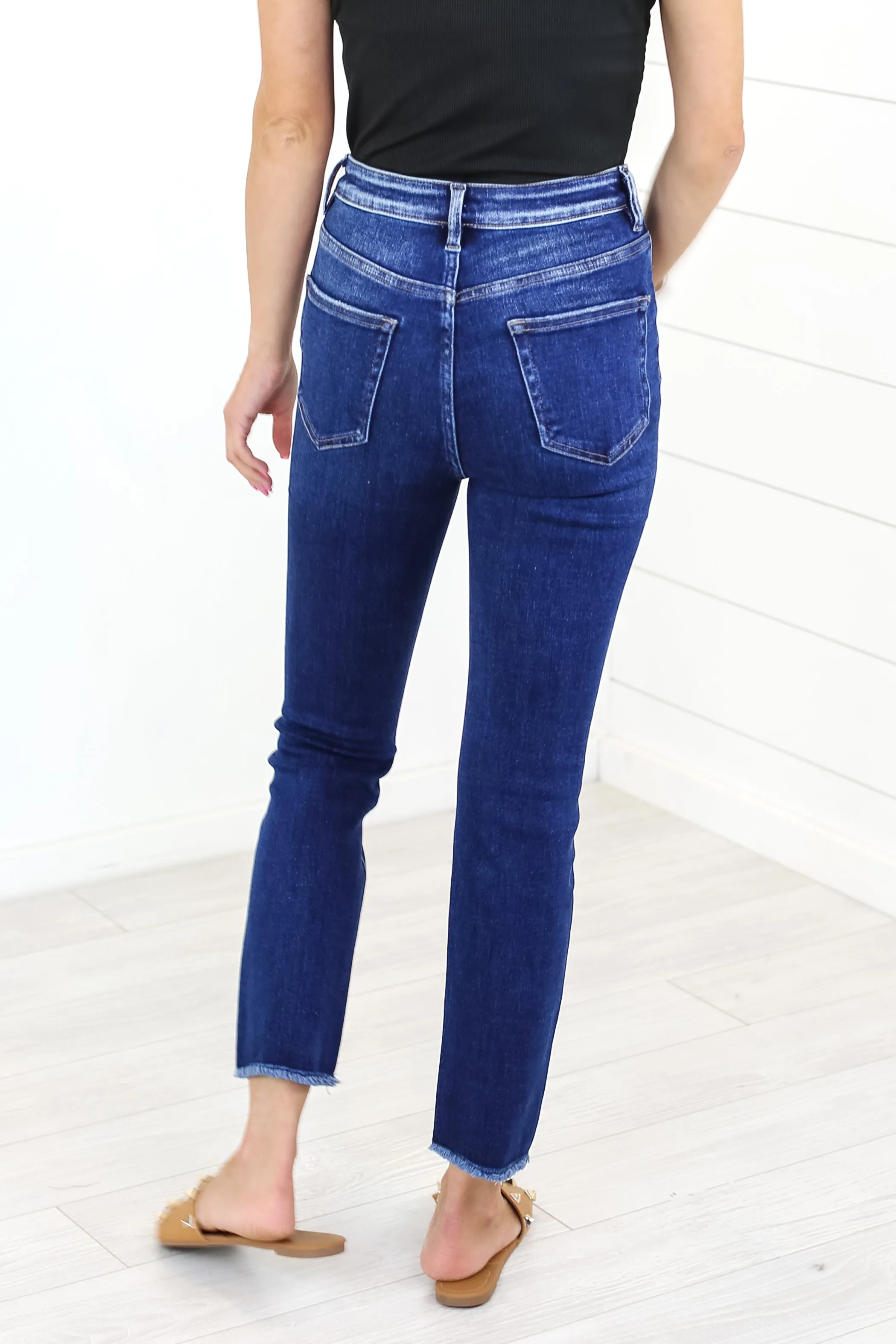 VERVET Super High Rise Straight Jean