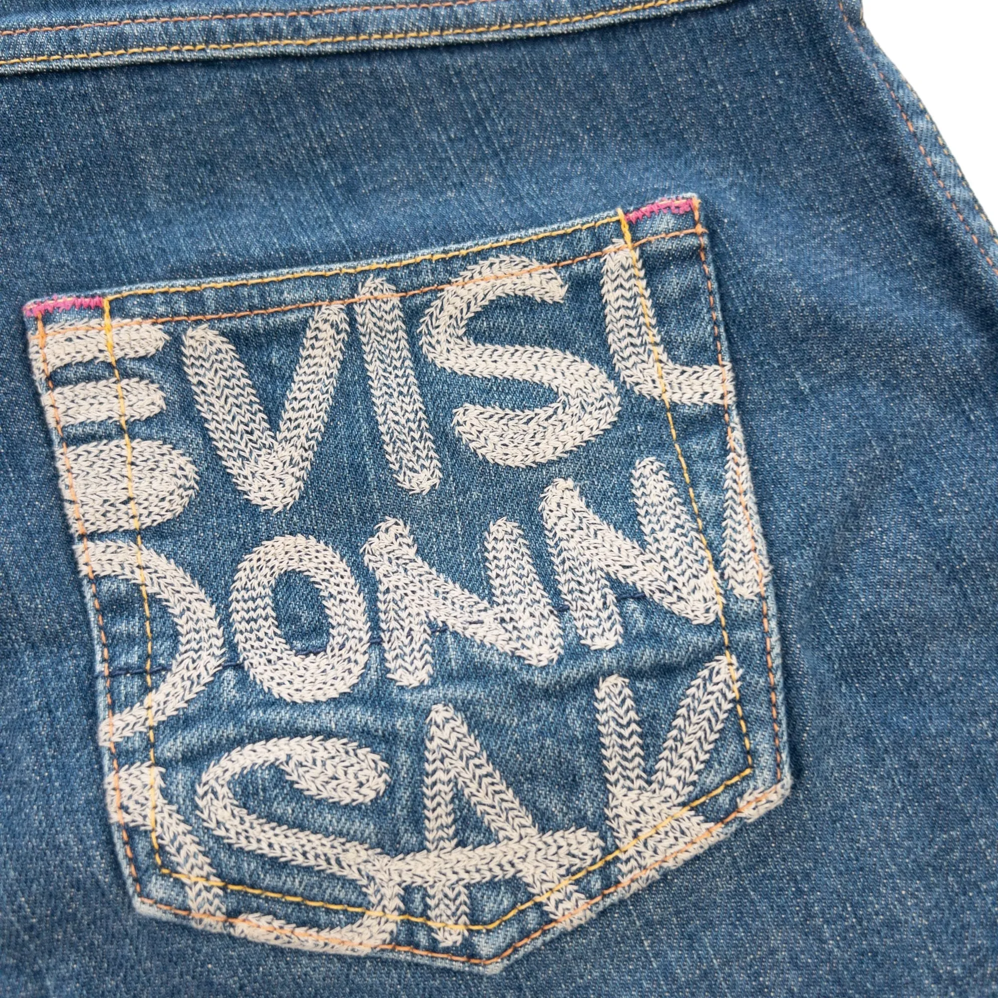 Vintage Evisu Gull Denim Mini Skirt Women's Size W31