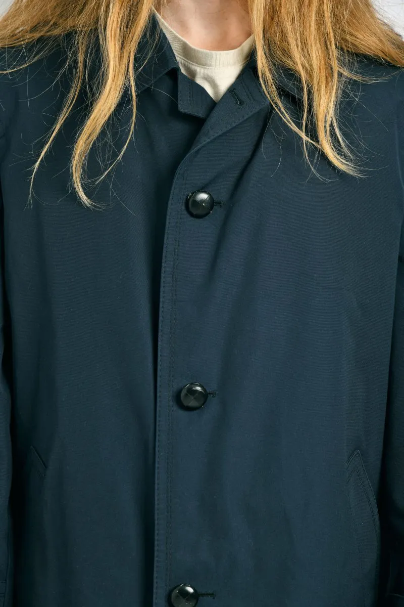 Vintage overcoat navy dark blue