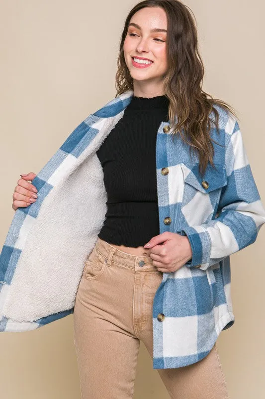 Waverly Plaid Button Down Jacket [online exclusive]