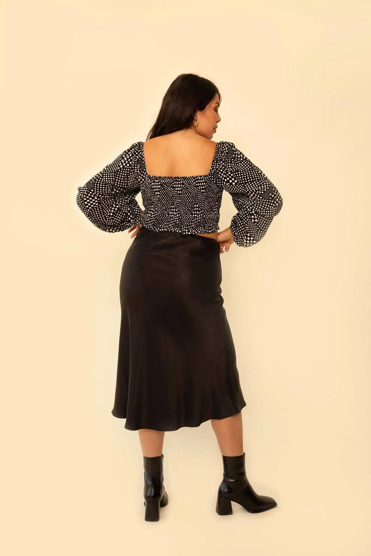 Whimsy + Row Donna Skirt - Black