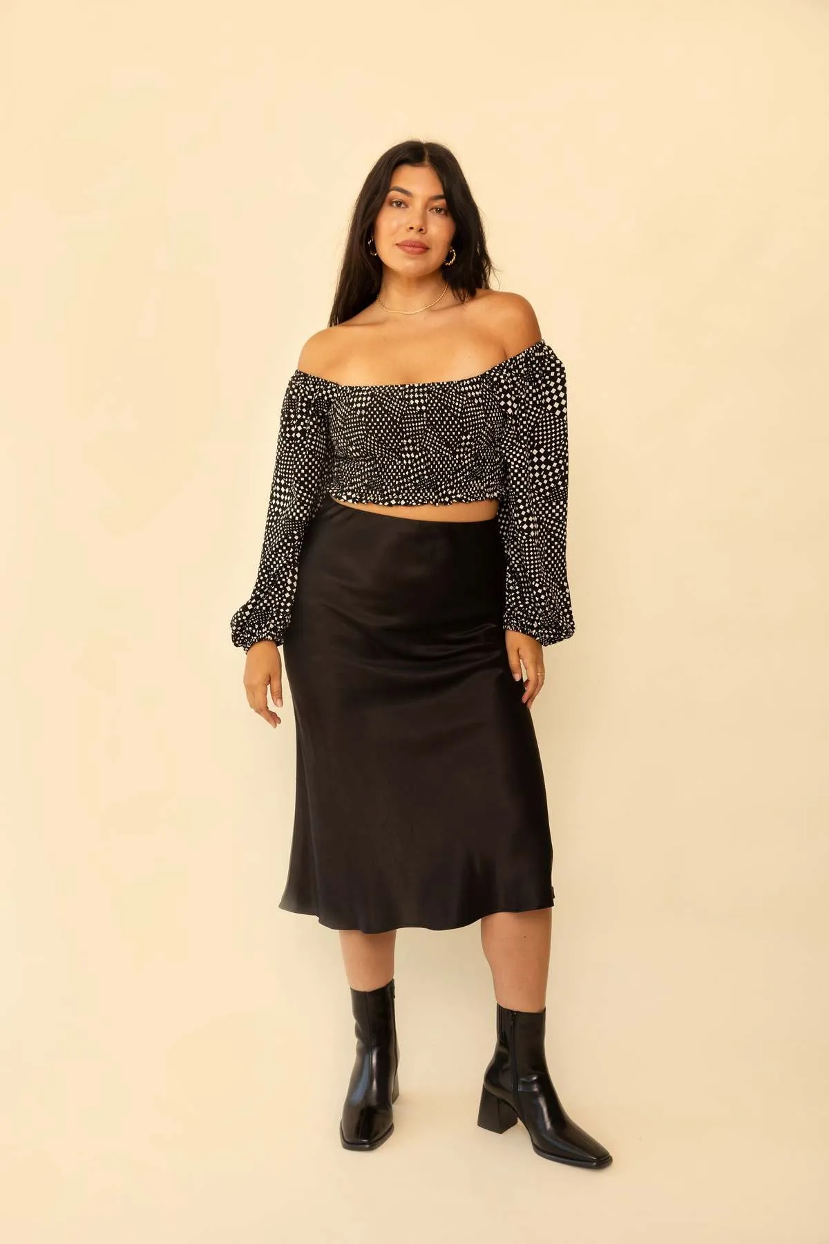 Whimsy + Row Donna Skirt - Black