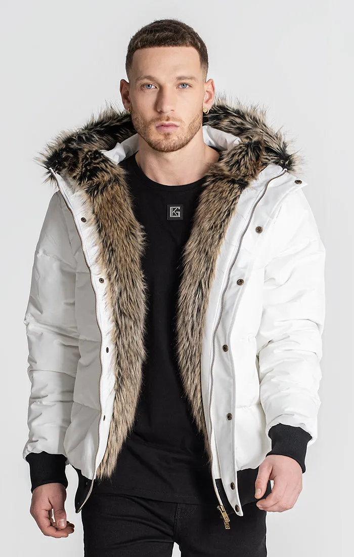 White Houston Puffer Jacket