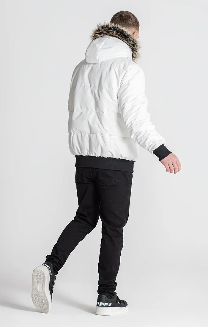 White Houston Puffer Jacket