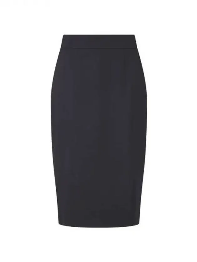 Women s Wool Blend H Line Skirt Black 271159