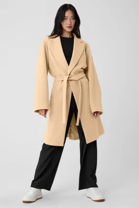 Wool Gameday Overcoat - Camel