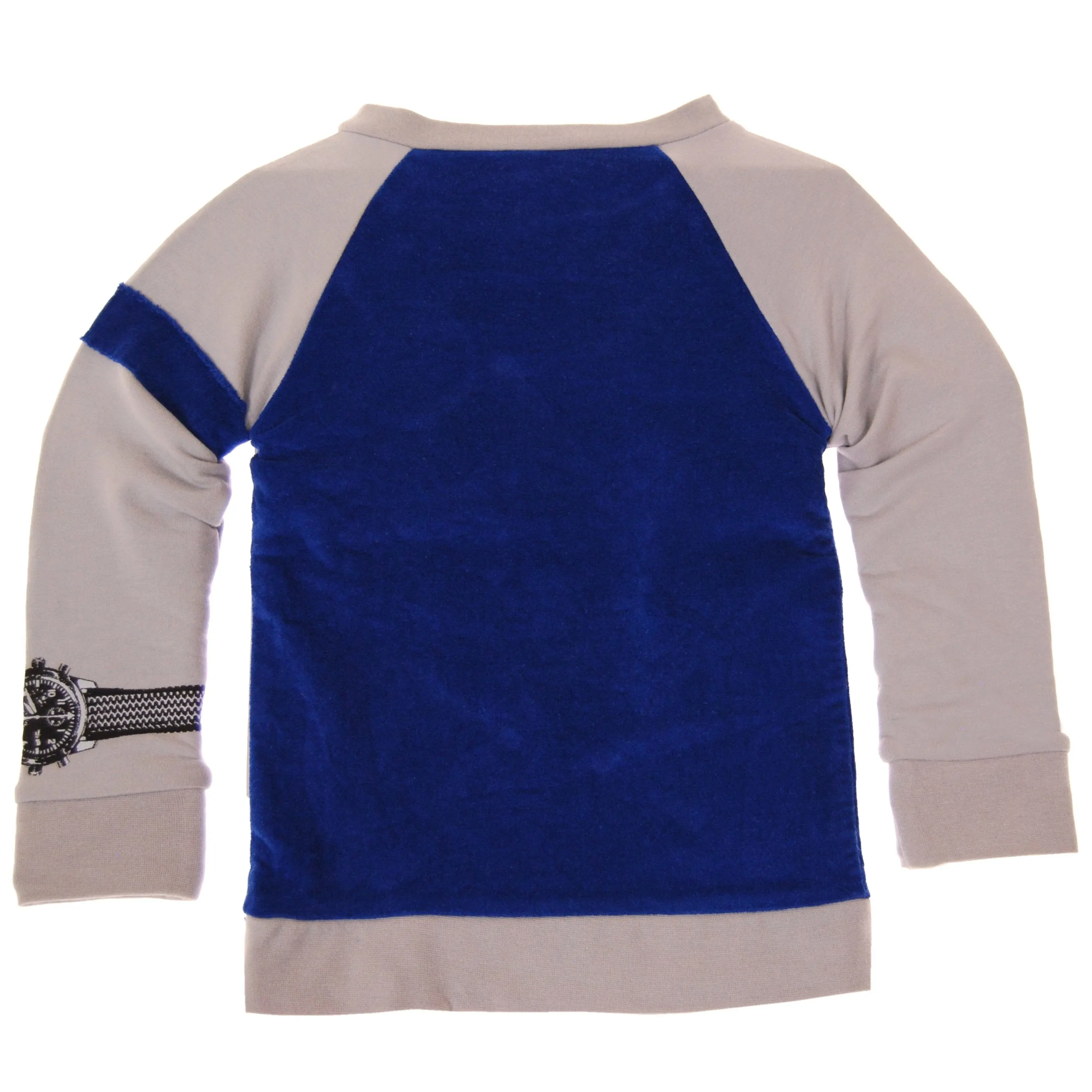 Wrist Watch Raglan Baby Sweatshirt by: Mini Shatsu