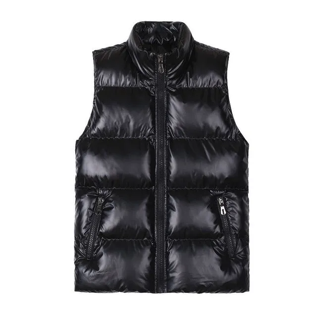 Xituodai Men spring and fall Jacket Winter Men Vest For Down Cotton Sleeveless Jacket Waistcoat Man Big Size Warm Mens Coat