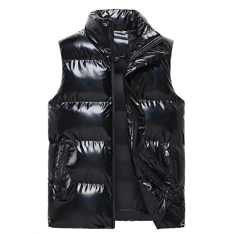 Xituodai Men spring and fall Jacket Winter Men Vest For Down Cotton Sleeveless Jacket Waistcoat Man Big Size Warm Mens Coat